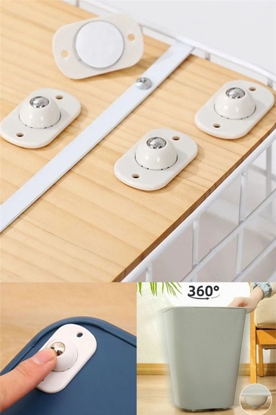 Özlem Toys 4 x 360 градуса въртящи се колела с лагери и лепило за преместване...