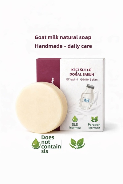 Elif Mira Goat Milk Handmade Natural Oval Soap - 100 Gr