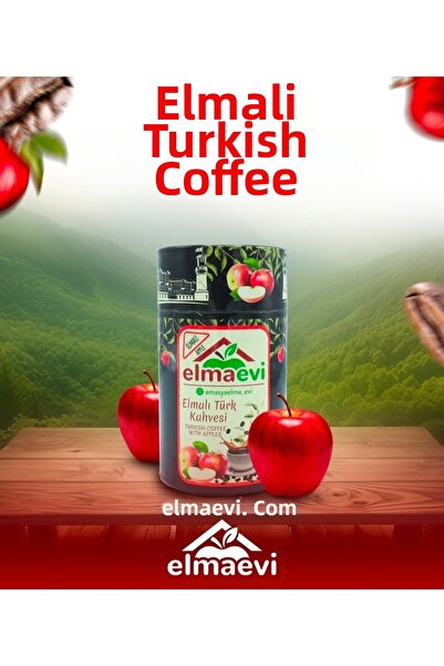 ELMA EVİ علبة قهوة تركية بالتفاح 100 جرام.