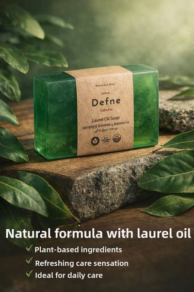 Elif Mira Laurel Oil Skin Care Soap - 120 Gr