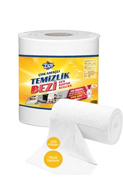 zipy Rolă gigant Nouă 200 de bucăți cârpă de curățare multifuncțională ultra ...