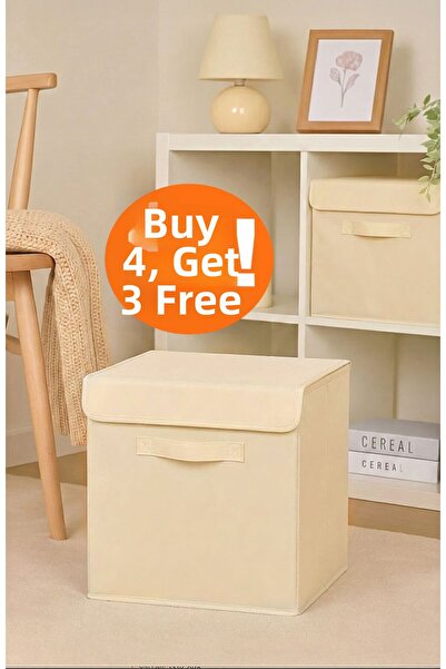 she berrak صندوق تخزين منظم ألعاب الغسيل الداخلي مع غطاء قابل للطي 30 × 30 × ...