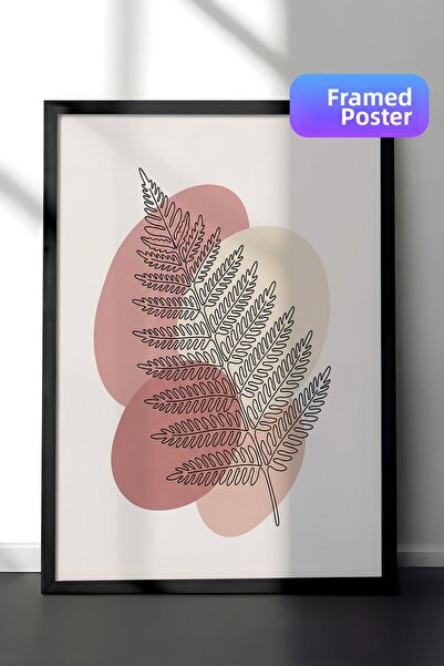 Zestia Pictură murală înrămată în negru, cu tranziție pastelată, ilustrație m...