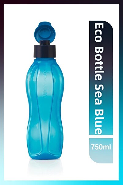 Tupperware Eco Bottle Water Bottle Easy Lid 750 ml Sea Blue