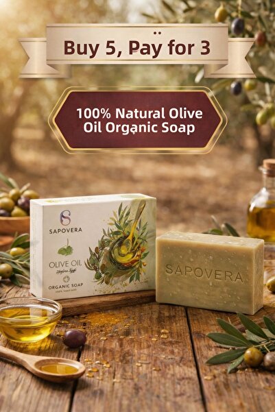 Sapovera Natural Olive Oil Soap