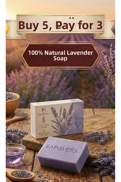 Sapovera Natural Lavender Soap