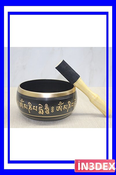 İN3DEX الاسترخاء العقلي والتركيز مع جرس التأمل المصنوع من النحاس