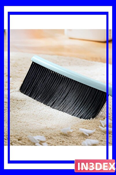 İN3DEX فرشاة تنظيف الغبار بمقبض خشبي طويل وشعيرات ناعمة