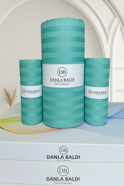 DB DANLA BALDİ Home Collection SET DE Cearșafuri ELASTICE DIN SATIN DE BUMBAC