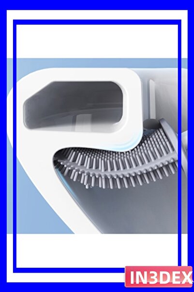 İN3DEX Silicone Toilet Brush Can Be Hanged on the Wall and Placed on the Floor