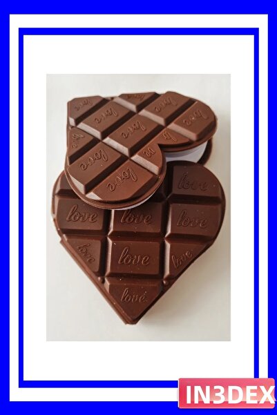 İN3DEX دفتر ملاحظات على شكل قلب برائحة الشوكولاتة 100 صفحة