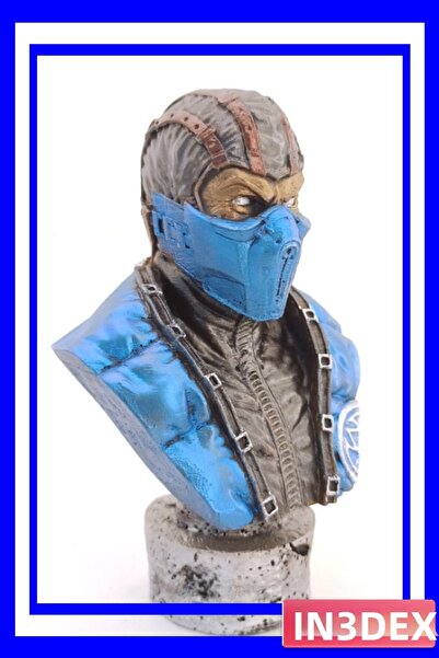 İN3DEX تمثال شخصية مورتال كومبات بحجم 16 سم من البوليستر قابل للتجميع