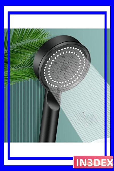 İN3DEX رأس دش مع 5 خيارات مختلفة لتدفق المياه