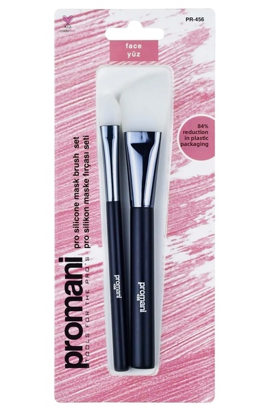 Promani طقم قناع وفرشاة سيليكون برو 2 قطعة - Pr-456