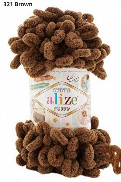 Alize Puffy Hand Knitting Yarn (with Large Loop)