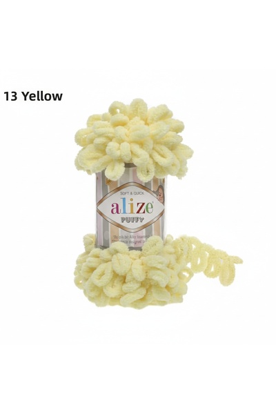 Alize Puffy Hand Knitting Yarn (with Large Loop)