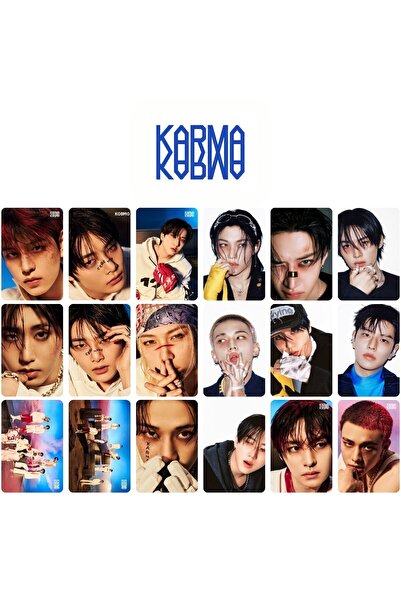 PrimeShoping مجموعة بطاقات صور ستراي كيدز كارما (18 قطعة)