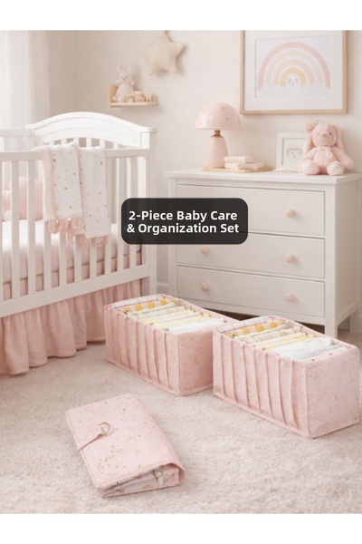 PONÇİK BEBEK Baby Care Products Organizing Bag & Baby Clothes Laundry Socks O...