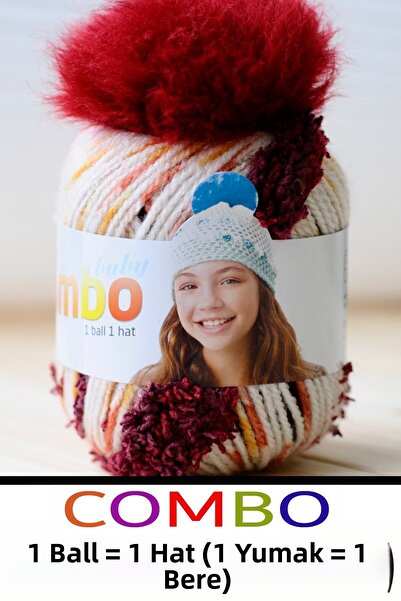 Diva İplik Combo 08 - (Outlet) - Export Surplus Pom-Pom Gift Beanie Cap (1 Ba...