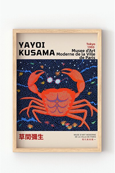 MIOVI WORKS Eyes – Yayoi Kusama |   Framed Modern Maximalist Eye Pattern & Ar...