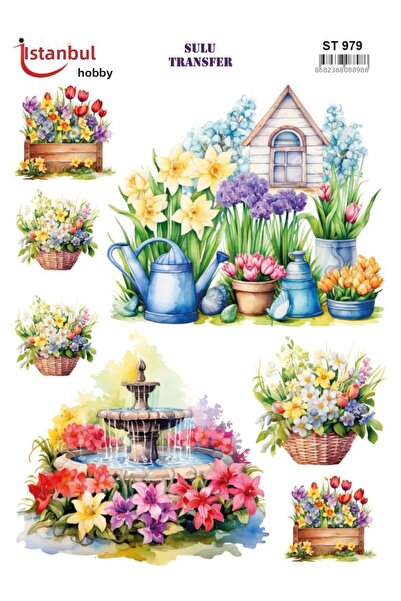 İstanbul Hobi Water Transfer Paper 25X35Cm St-979