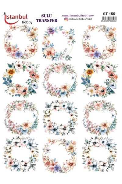 İstanbul Hobi Water Transfer Paper 25X35Cm St-155