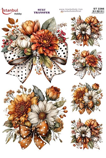 İstanbul Hobi Water Transfer Paper 25X35Cm St-2266