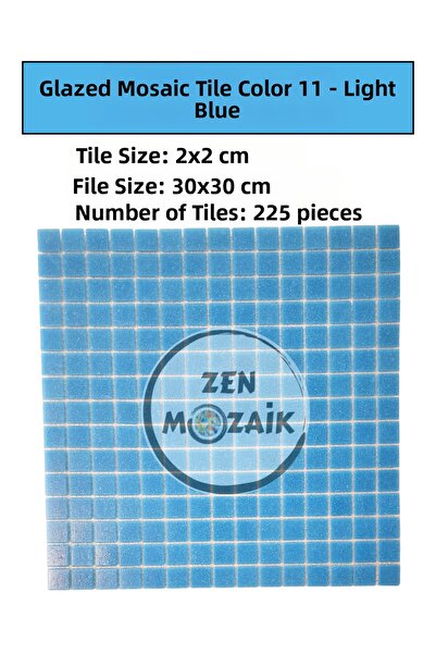 Zen Mozaik Glass Mosaic Tile with Mesh for Your Artistic Mosaic Works - Mosai...