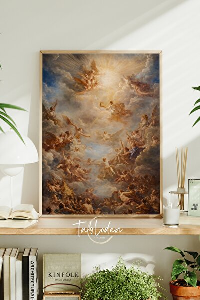 tablodea Classical Baroque Style Art Print Painting Td Stylish Vintage Home D...