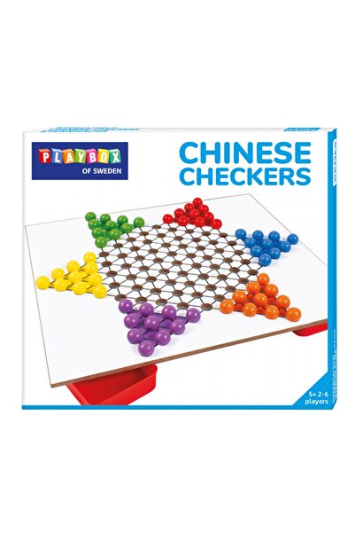 Playbox Образователна дървена игра Китайски шах