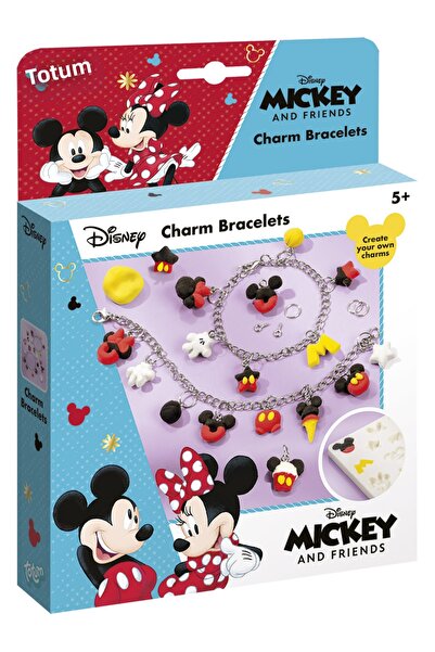 Totum Креативен комплект гривни „Направи си сам“ с висулки „Дисни Мики Маус и...
