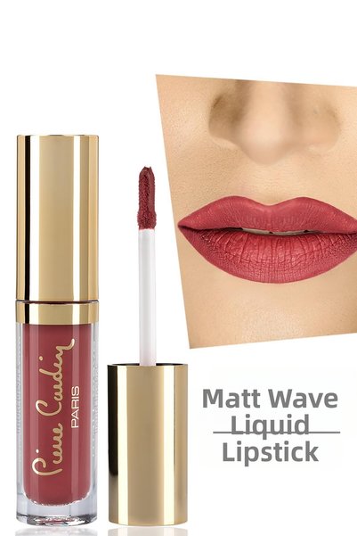 Pierre Cardin Matt Wave Liquid Lipstick – Matte Liquid Lipstick - Nectarine