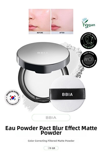 BBIA All-Day Lasting, Anti-Oil Blur Effect Powder Eau Powder Pact