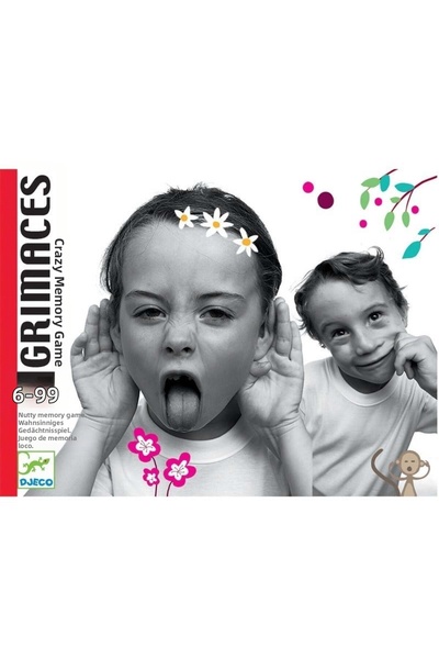 djeco Cărți de joc - Grimaces