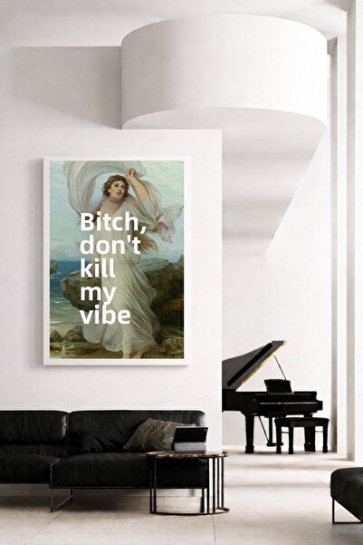 Koi Art Design Λευκό πλαίσιο, μονοκόμματος πίνακας με θέμα τη μοντέρνα τέχνη,...