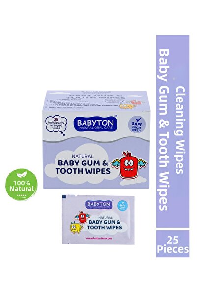 BABYTON مناديل تنظيف الأسنان واللسان
