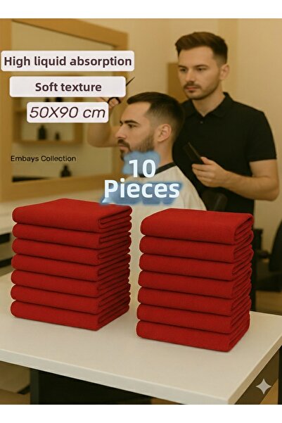 embays collection 50x90cm (10 τεμάχια) Βαμβακερή πετσέτα, πετσέτα κουρείου, π...