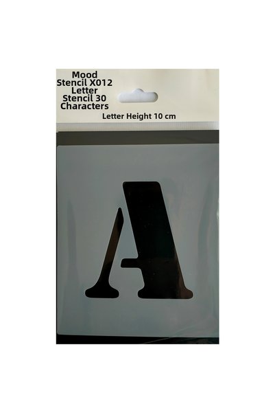 Mood Stencil Stencil Letter Painting Template X012 Letter Height 10 cm