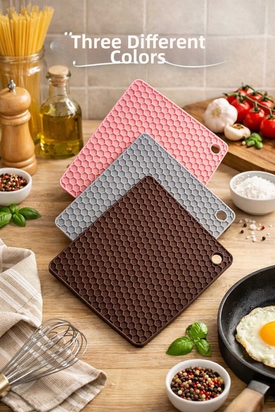 CKM silikon Αντιολισθητικό πέλμα/βάση κατσαρόλας από σιλικόνη – Σετ 3 τεμαχίων