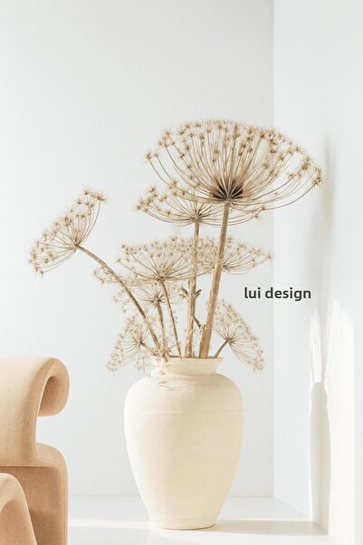 Lui Tasarım Vas texturat Lame, culoare KRem, dimensiune XXL, din gresie, deco...