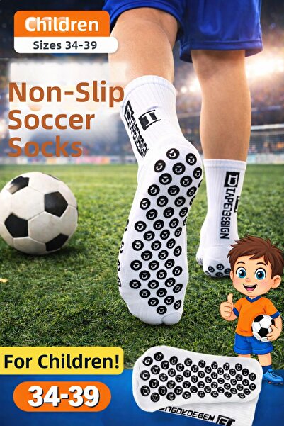 GAZELMANYA Παιδικές κάλτσες ποδοσφαίρου 1 ζευγάρι παιδικές αντιολισθητικές κά...