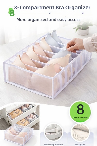 she berrak Прозрачен органайзер за сутиен 36 X 32 X 12 Cm