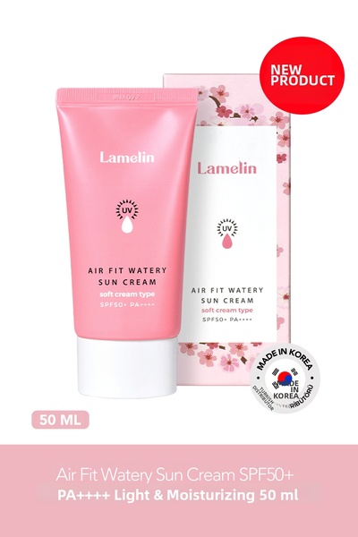 Lamelin كريم واقي من الشمس خفيف ومرطب بعامل حماية من الشمس SPF50+ PA++++، كري...