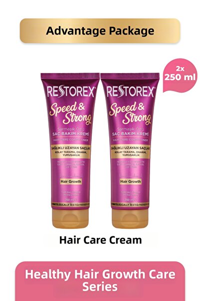 Restorex Speed Strong Hair Care Cream 2 X 250 ml