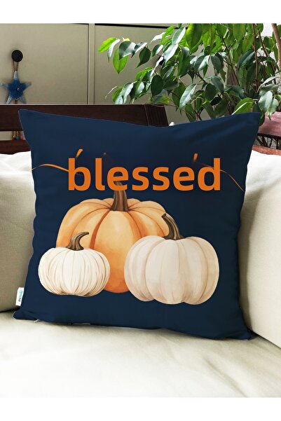 Evmila Autumn Patterned Throw Pillow Cover