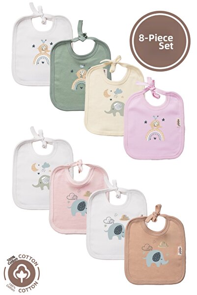 Miniel Baby Girl Newborn Combed Organic Cotton Elephant Printed 0-3 Months Ba...