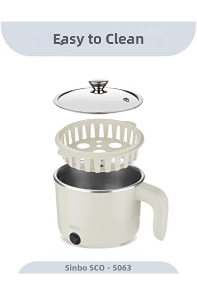 Nacario Nrcrioshop Sco-5063 Multifunctional Steamer – 1 Liter Capacity, Stain...