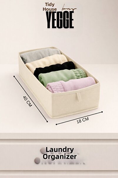 YEGGE 2 Pcs Drawer and Cabinet Organizer, Shelf Organizer, 40X18X10 Socks and...