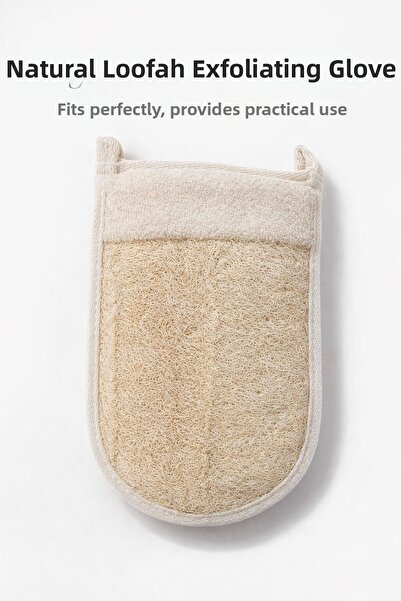 Elif Mira قفازات من ألياف اليقطين لتقشير الجسم بالكامل