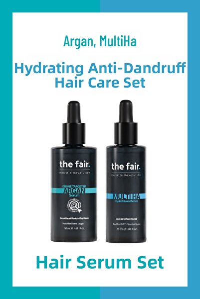 the fair. مجموعة العناية بالشعر الرطبة المدعومة بالقشرة